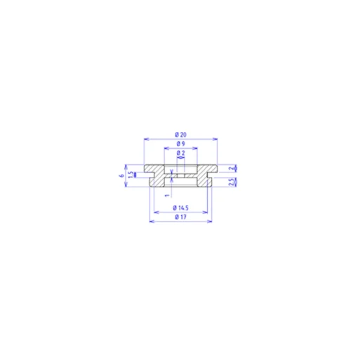 Przepust 1053L (Øotw.mont: 15mm; Øotw: 2-9 mm); TPE-SEBS; czarny - obrazek 2