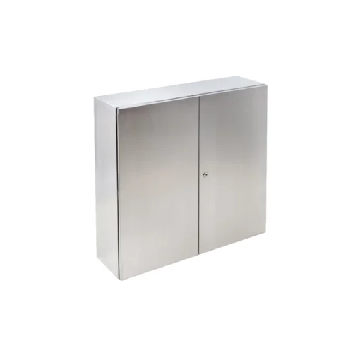 IP55 Obudowa ze stali nierdzewnej 304L ARGENTA 1000x1000x300 z płytą montażową, drzwi dwuskrzydłowe