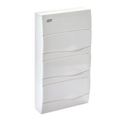 IP40 Rozdzielnica modułowa 3x12 COMBI natynkowa (drzwi białe) PE+N