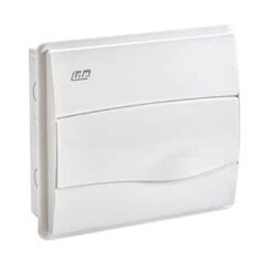 IP40 Rozdzielnica modułowa 1x12 ORO podtynkowa (drzwi białe) PE+N
