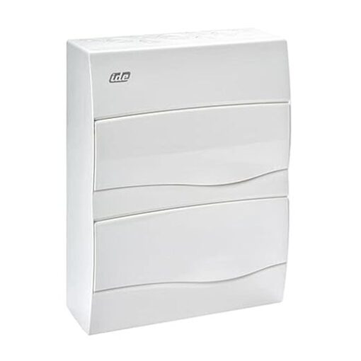 IP40 Rozdzielnica modułowa 2x12 COMBI natynkowa (drzwi białe) PE+N