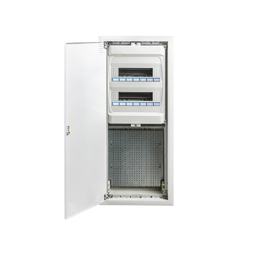 IP40 Rozdzielnica modułowa multimedialna 2x12 GOLD MP-TWIN podtynkowa PUSH-IN PE+N z płytą montażową (2x12)